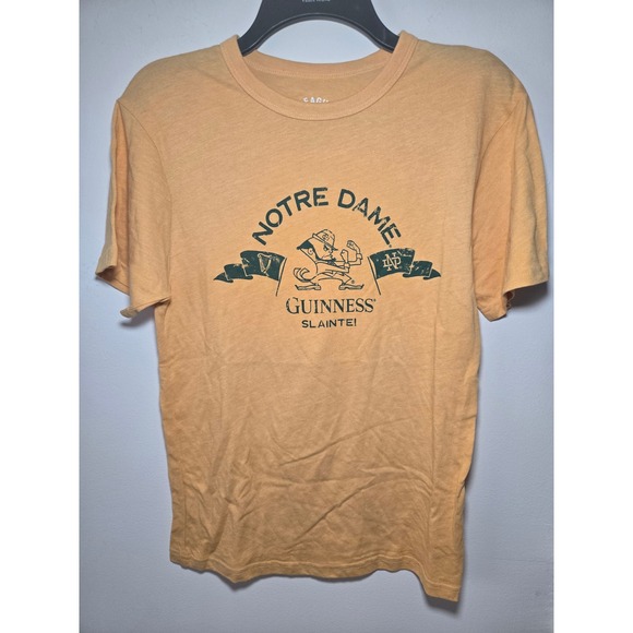 League Other - League Men's Notre Dame Fightin' Irish Guinness Yellow Triblend Tee Small NWOT